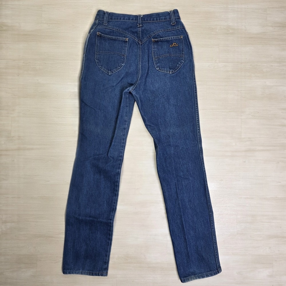 Vintage 80's H.I.S. Chic‎ Jeans High Rise Blue Denim USA Women's Size 26 x 31
